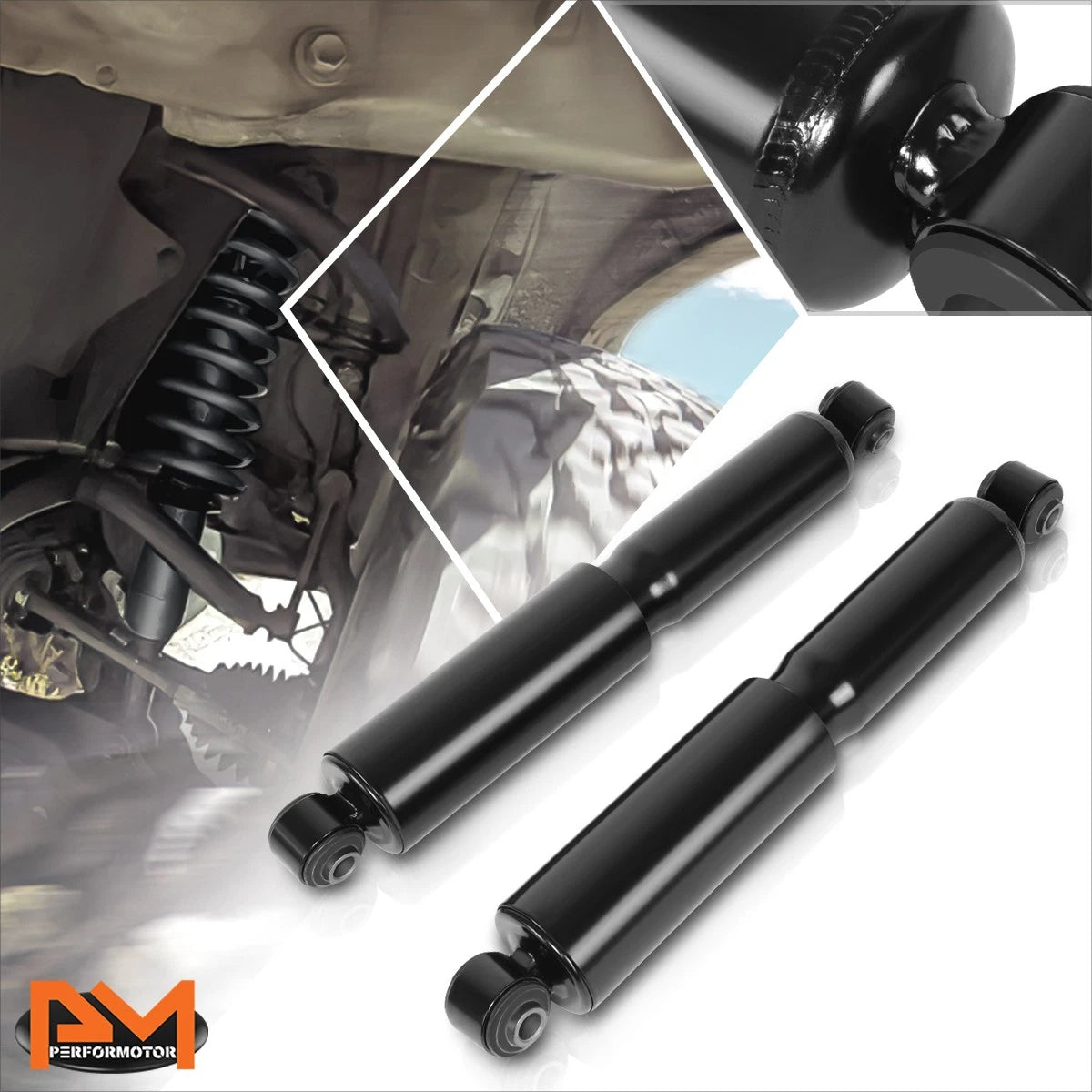 Set of 2 Rear Shock Absorbers for Town & Country/Grand Caravan (2008–2010)