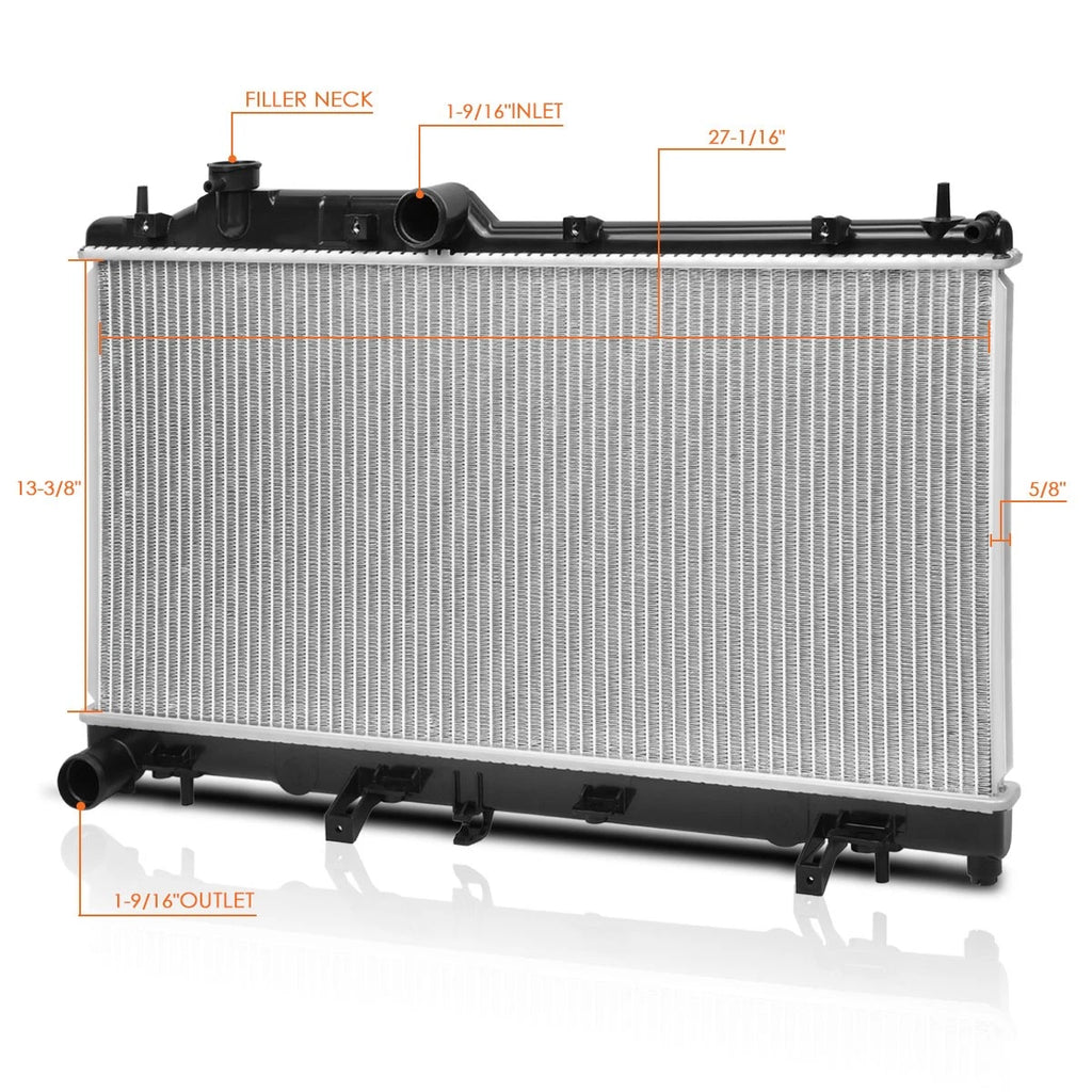 Aluminum OE Style Radiator for Subaru Impreza/WRX 2008–2014 DPI-13091