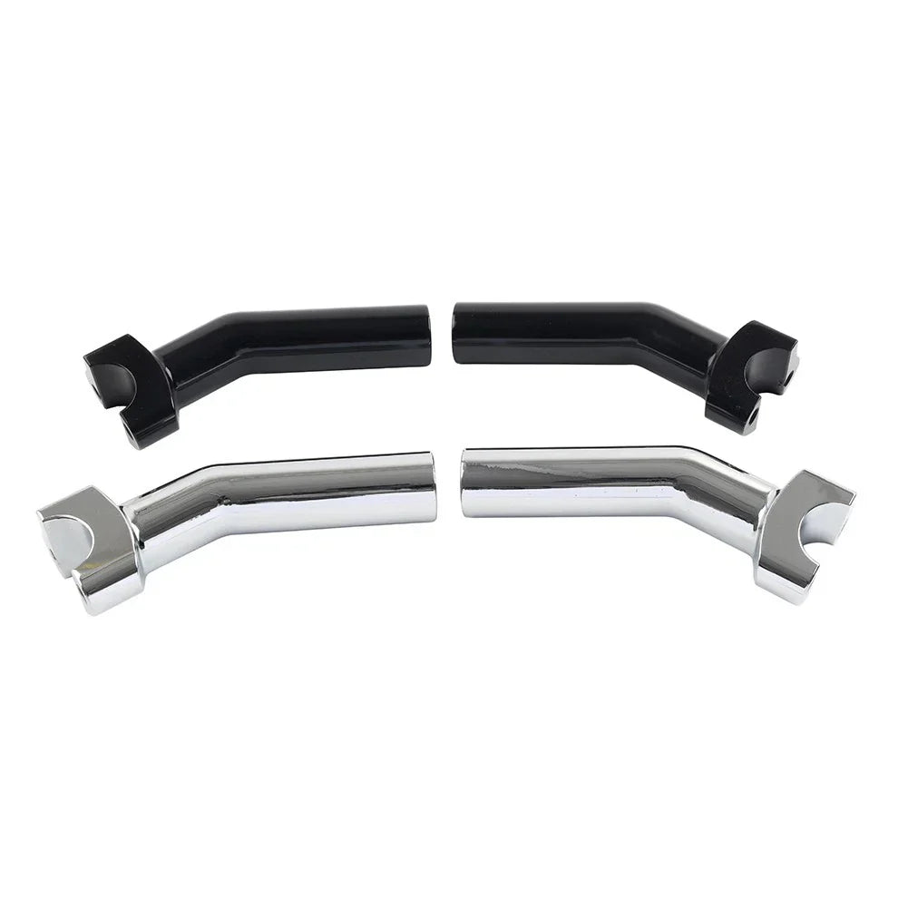 5.5" CNC Pullback Handlebar Risers for Harley Dyna Softail Sportster (2004-2023)