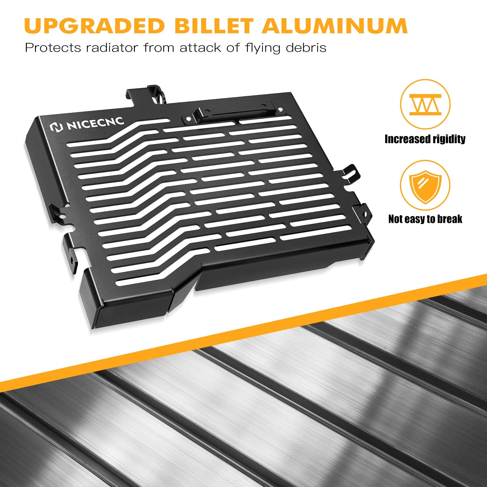 Billet Radiator Guard Cover Kit for Yamaha Tenere 700 (2019–2024)