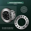 2X 8x180 Wheel Spacers 14x1.5 for Silverado Sierra 2500 HD (2011–2023)