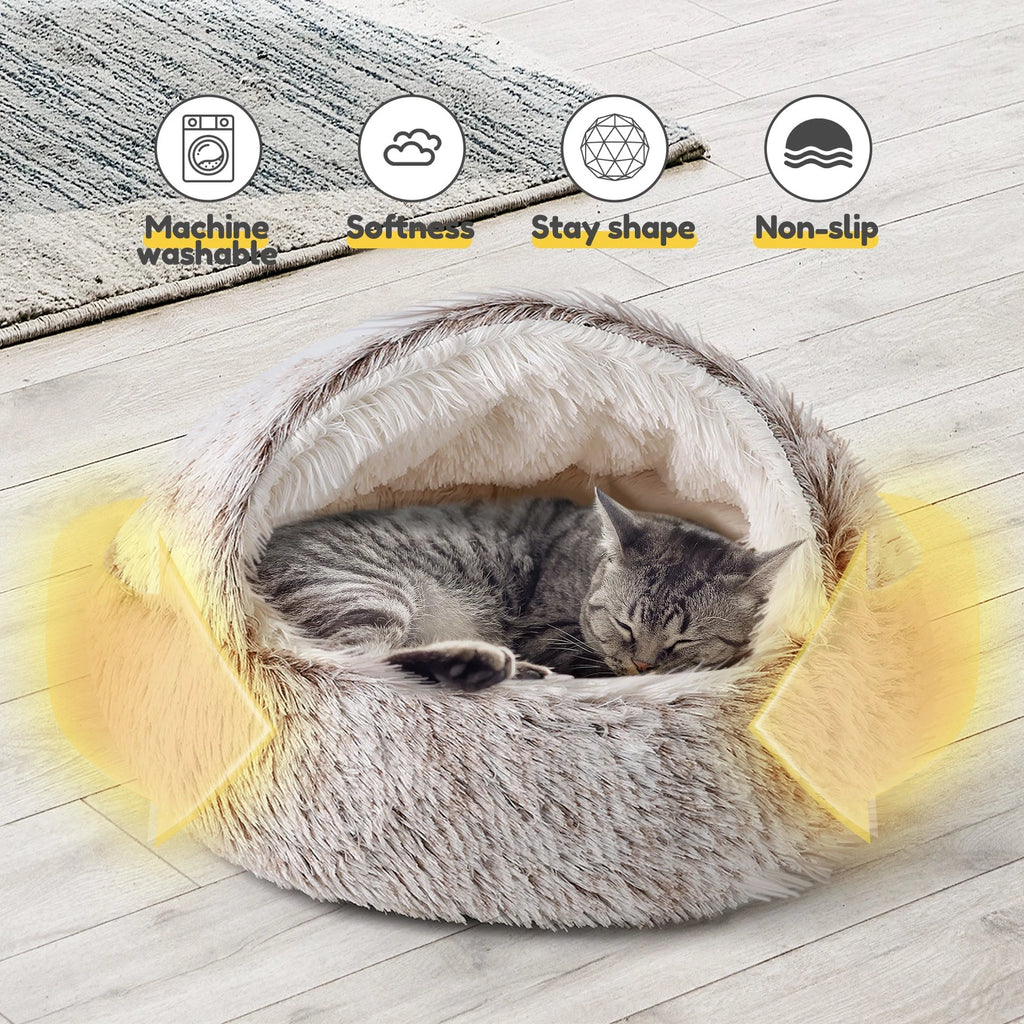 Soft Plush Cat Bed for Cats (2023–2023)