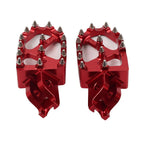 Dirt Bike Footpeg Pedals  Red for Kawasaki KX250F, Honda CR250 (06-18, 02-07)