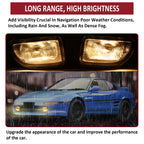 Pair Clear Lens Fog Lights for Toyota MR2 (1991–1995)