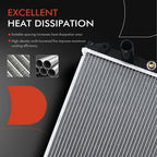 Radiator with Transmission Oil Cooler for Toyota Highlander (2001–2007)