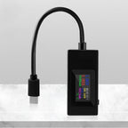 USB C Current Power Meter with HD Display for Quick Checks