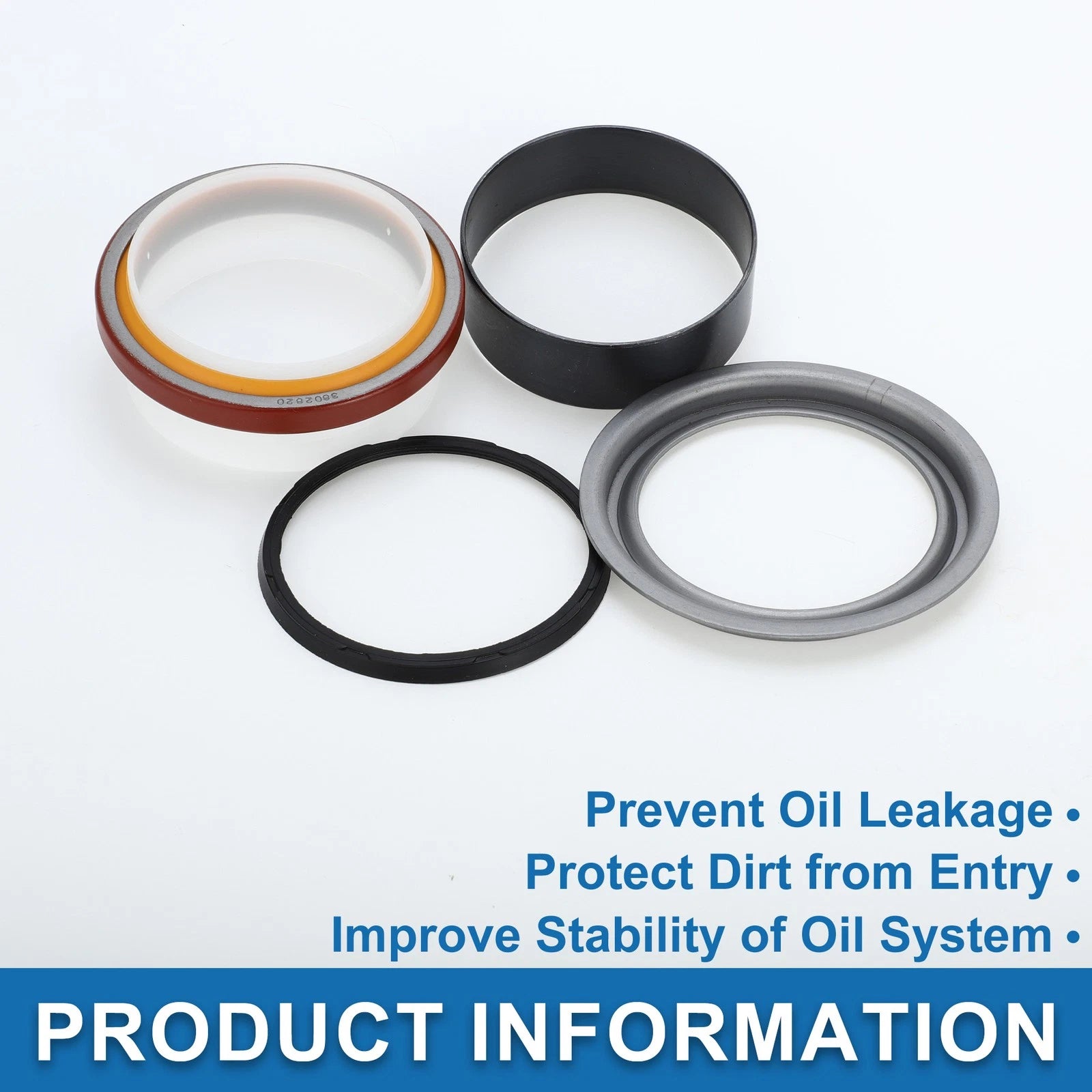 Crankshaft Oil Seal Wear Sleeve Kit for Dodge Ram 1500 2500 3500 (2002–2018)