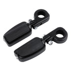 1 1/4" Highway Bar Footpegs for Harley Touring - Matte Black