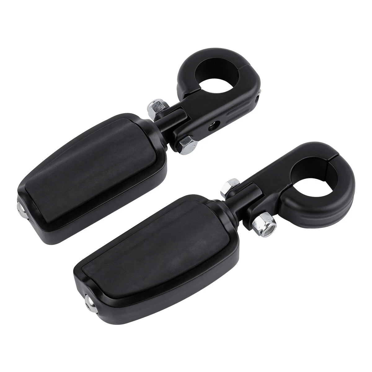 1 1/4" Highway Bar Footpegs for Harley Touring - Matte Black