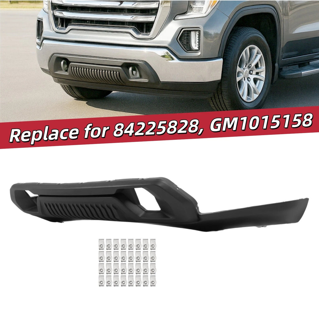 Front Lower Bumper Cover with Skid for GMC Sierra 1500 (2019–2021)