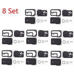 Set of 8 Fuel Pump Diaphragm Kit for B&S Lawn Mower (393397)