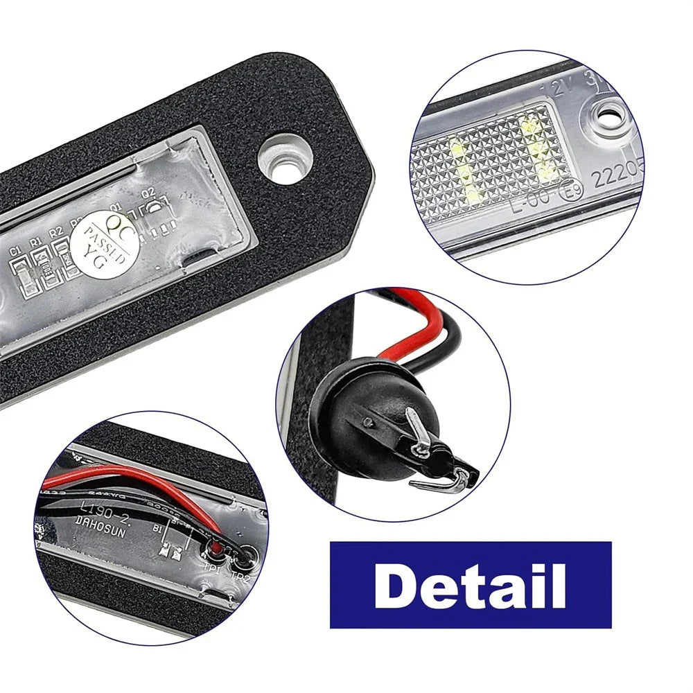 Rear License Plate Lamp for Honda Civic (1992-2000)