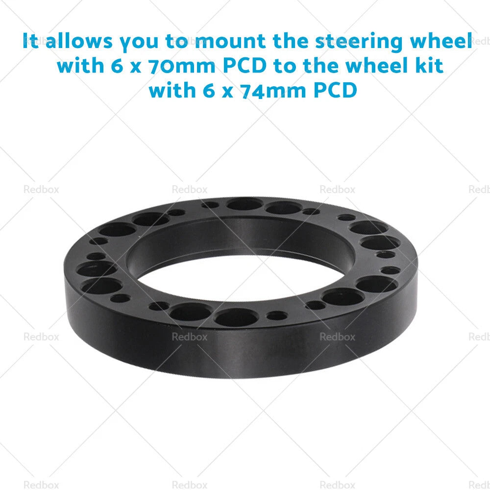 Steering Wheel Hub Adapter Spacer for MOMO NARDI Quick Release (Fits Various)