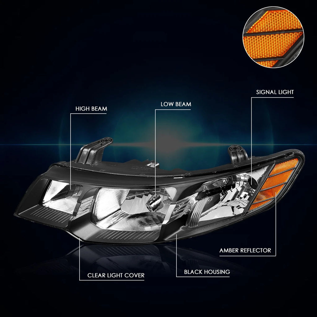 Direct Replacement Headlight Lamps for Kia Forte Koup (2010–2013)