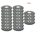 20 Pcs 80 Grit Flap Discs T29 for Angle Grinder (4.5" x 7/8")