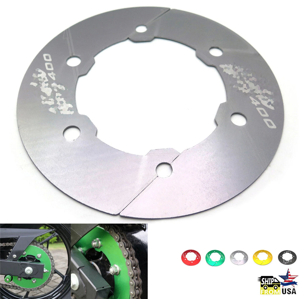 Chain Guard Transmission Belt Pulley Sprocket Cover for Kawasaki Ninja 400 (2017–2020)