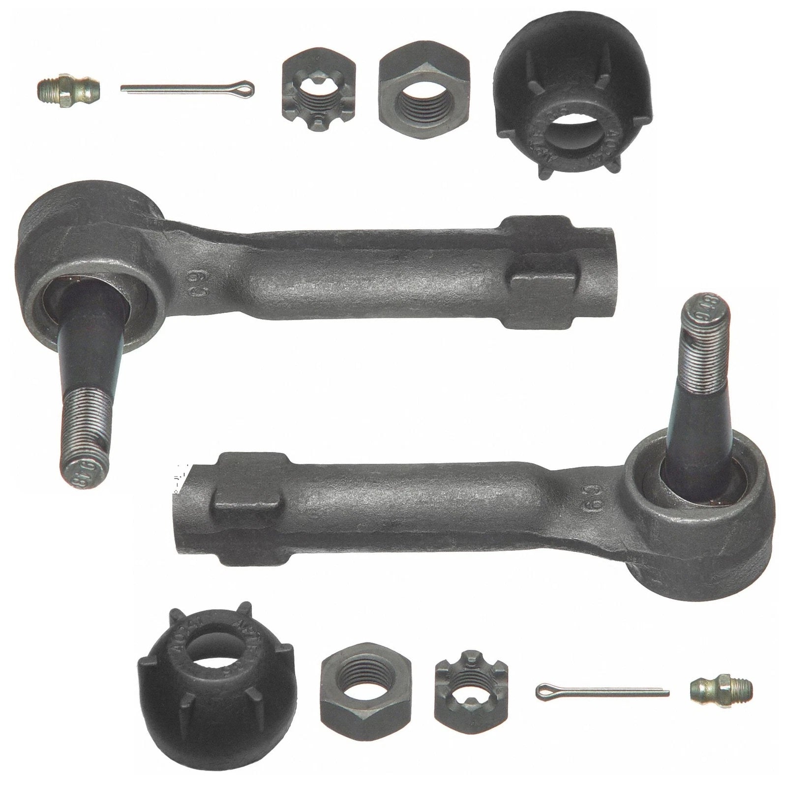 Set of 2 Outer Moog Steering Tie Rod Ends for Cadillac Escalade (2002–2023)