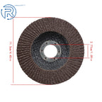 10 Packs Zirconia Flap Discs 4.5"×7/8" 40 Grit Type 27