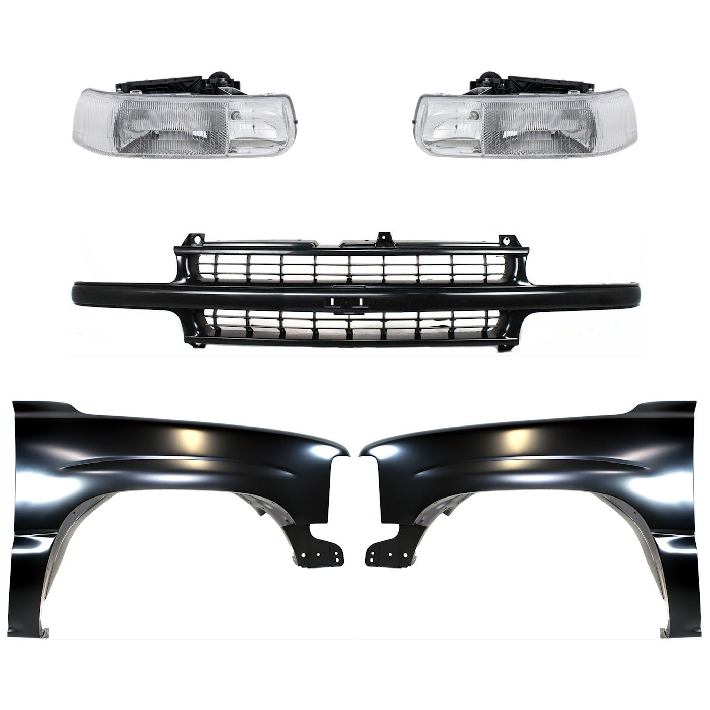 Fender Kit for Chevrolet Silverado 1500 (1999–2002) Front Left & Right