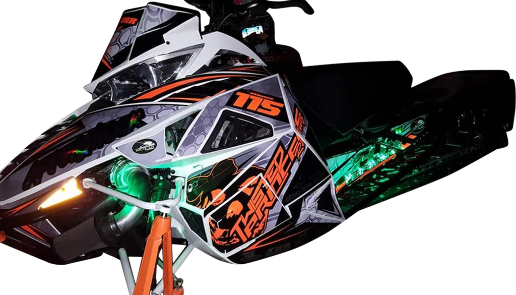 Custom Dynamics LED Running Board Kit for Snowmobile (MWZ-OR-SNOW-01)