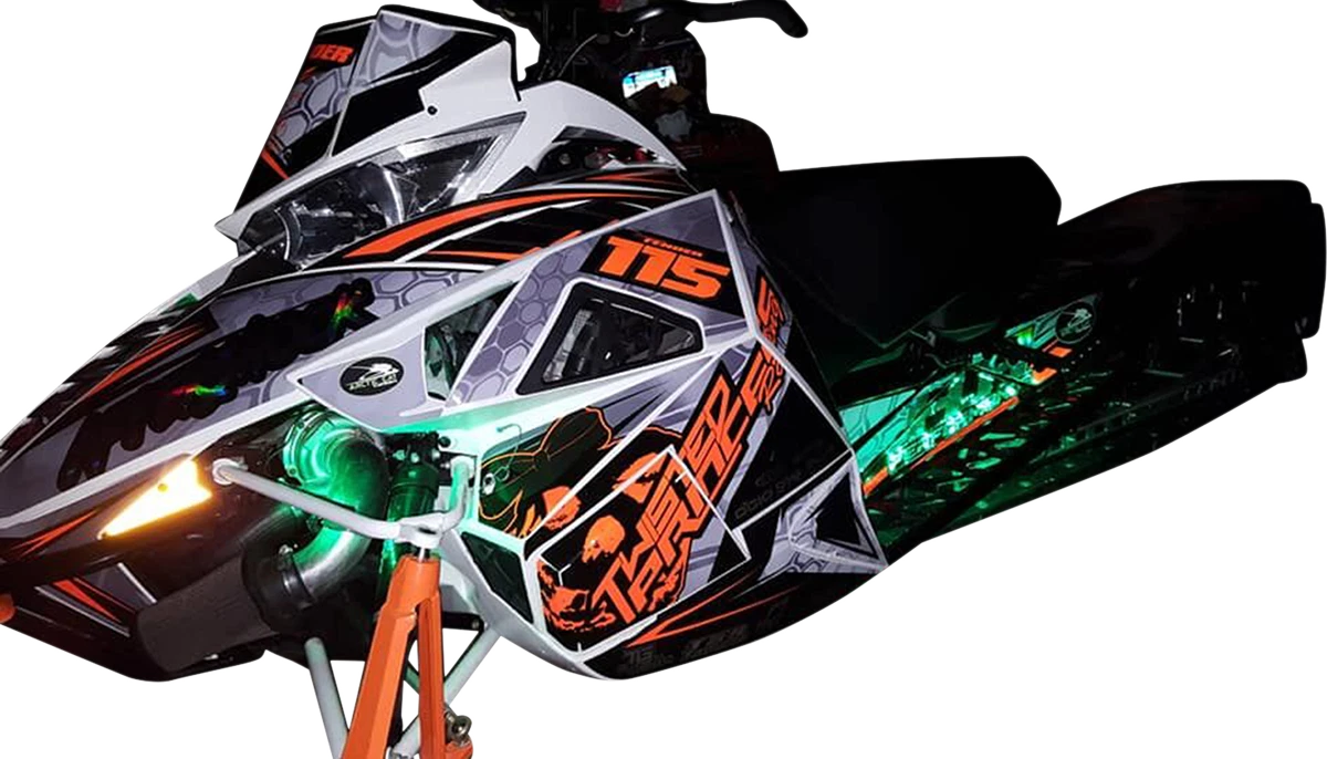 Custom Dynamics LED Running Board Kit for Snowmobile (MWZ-OR-SNOW-01)