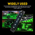 10PCS 3.8" Smoked Marker Clearance Side Lights for Peterbilt