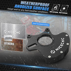 Rear Caliper Bracket Rotor Guard #43211-HP1-000 for Honda TRX450R TRX450ER (2004–2009)