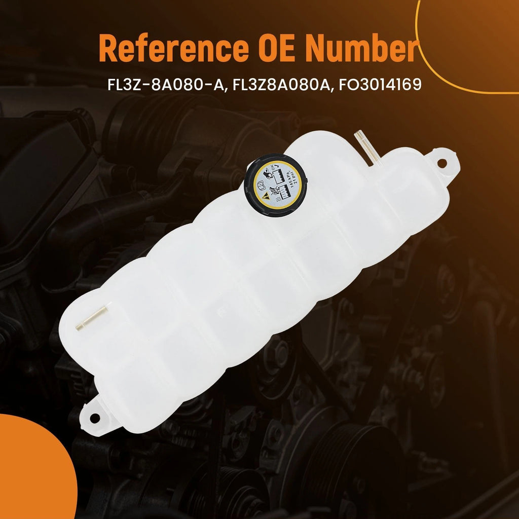 Coolant Reservoir Tank w/ Cap for Ford F-150, Expedition (2018–2024) FL3Z-8A080-A