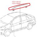 Roof Drip Side Finish Moulding for 14-18 Toyota Yaris (2014-2018)