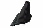 Leather Automatic Shift Boot Cover for Kia Optima (2011–2015) Black Purple Stitch