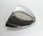 Teardrop LED Turn Signal Replacement for Peterbilt Headlight (Amber/White)