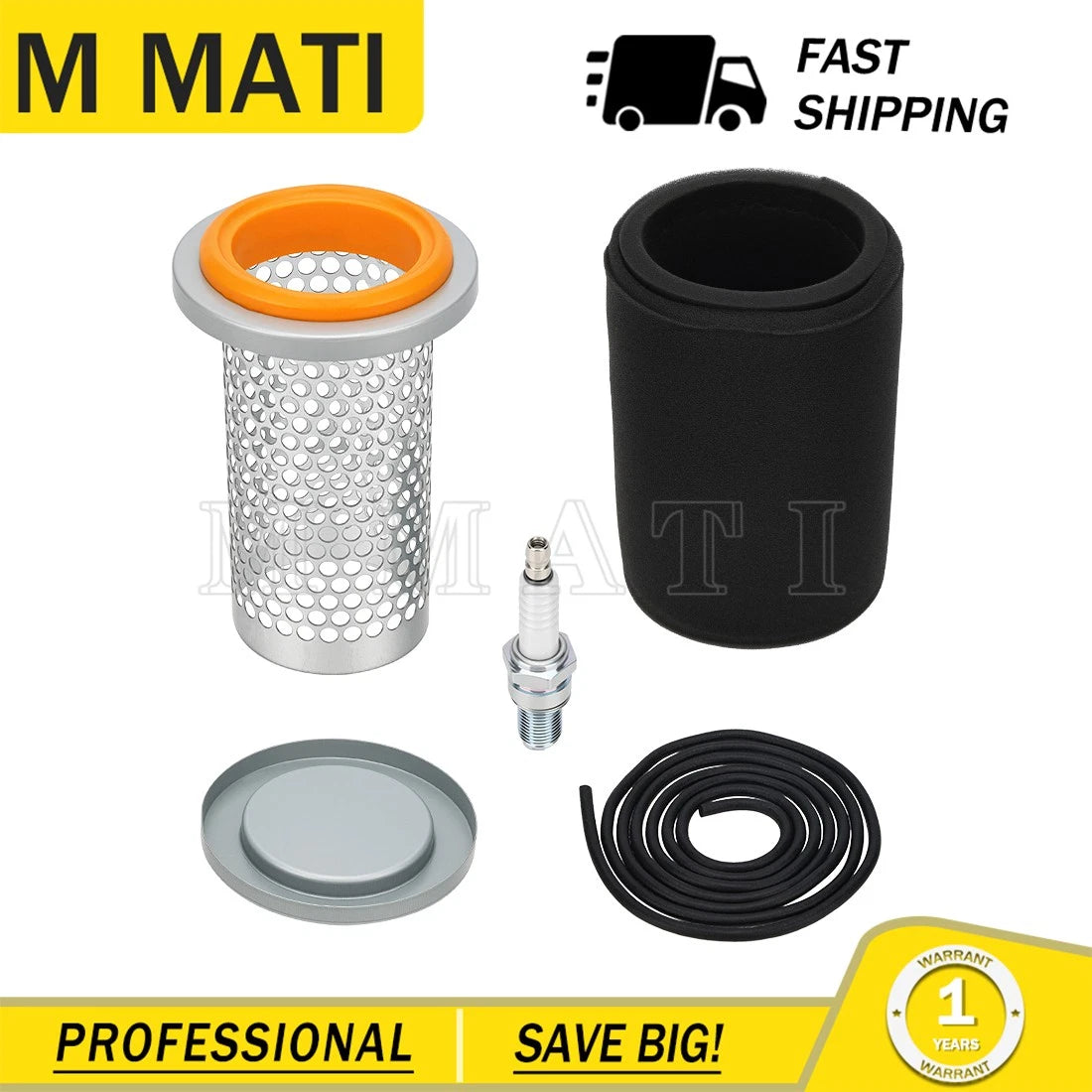 Air Filter Cage Guide Cap Spark Plug Kit for Yamaha Wolverine 350 450 (2006–2010)