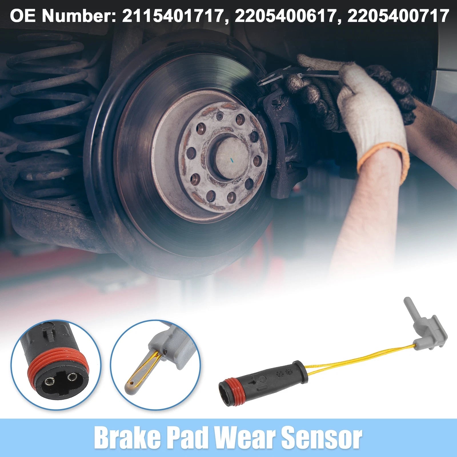 Brake Pad Wear Sensor Lead for Mercedes-Benz (1 Pcs) 786527118847