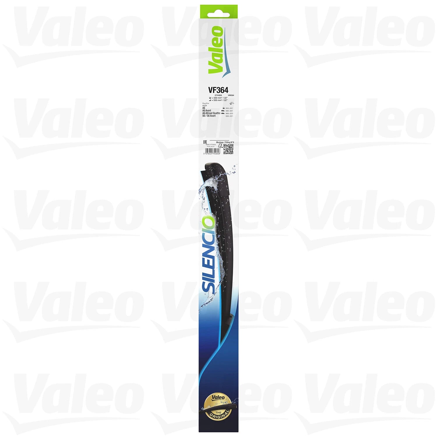 Set of 2 Valeo Front Windshield Wiper Blades for Audi S6 A6 Quattro (574464)