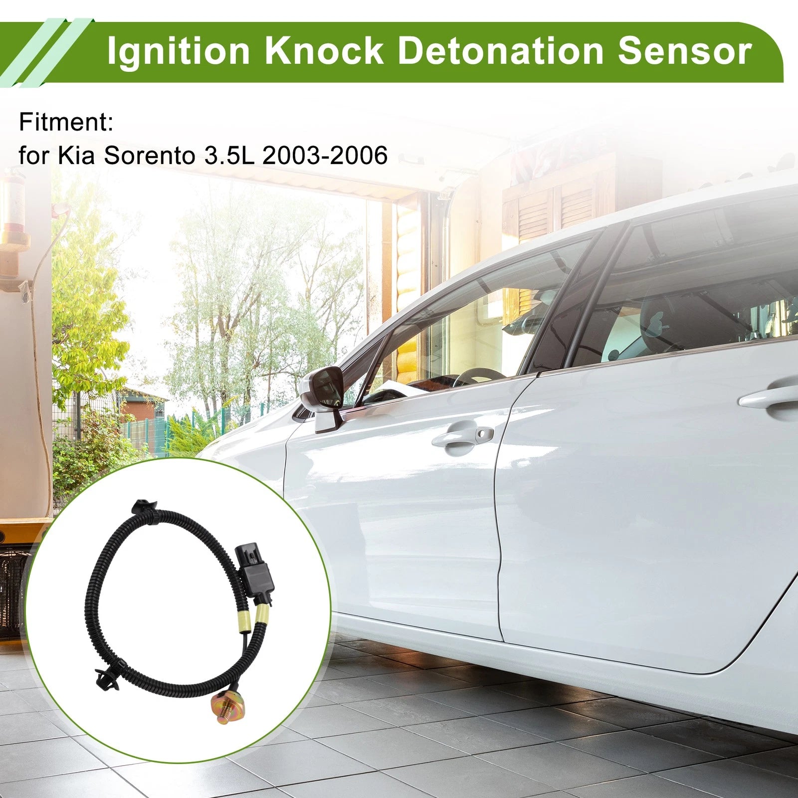 1 Pc No.3851039810 Ignition Knock Sensor for Kia Sorento (2003–2006)