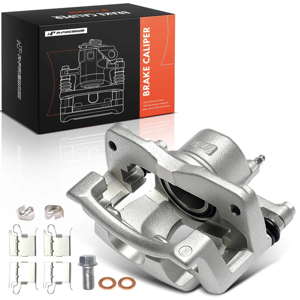 Front Right Disc Brake Caliper with Bracket for Toyota Prius C (2012-2017)