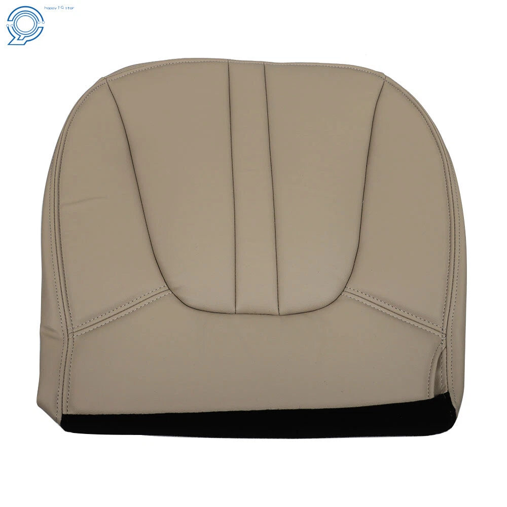 Driver Bottom Seat Cover for Ford Expedition (1997–2002) Leather Tan