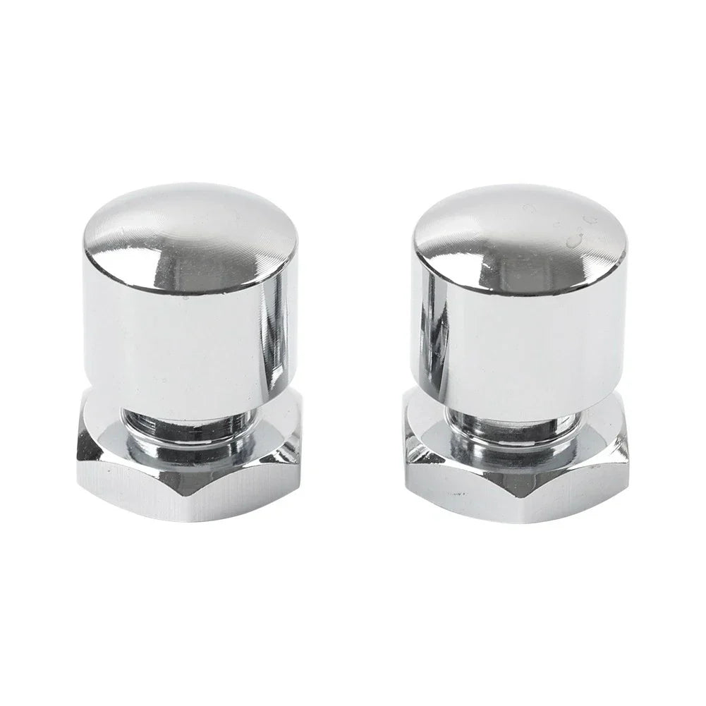 Vintage Chrome Solo Seat Nuts for Harley Touring Road Glide (2008-2023)