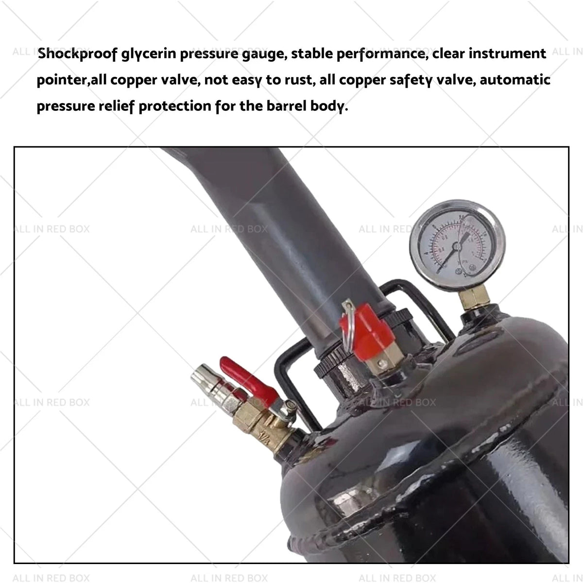 8L Portable Tyre Inflator Bead Seater for Universal Use