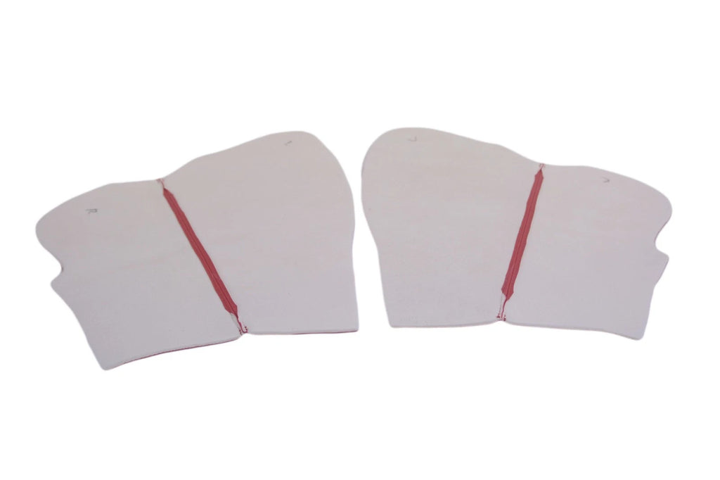 Front Door Panel Leather Cover for Nissan Juke (2011–2017) Red