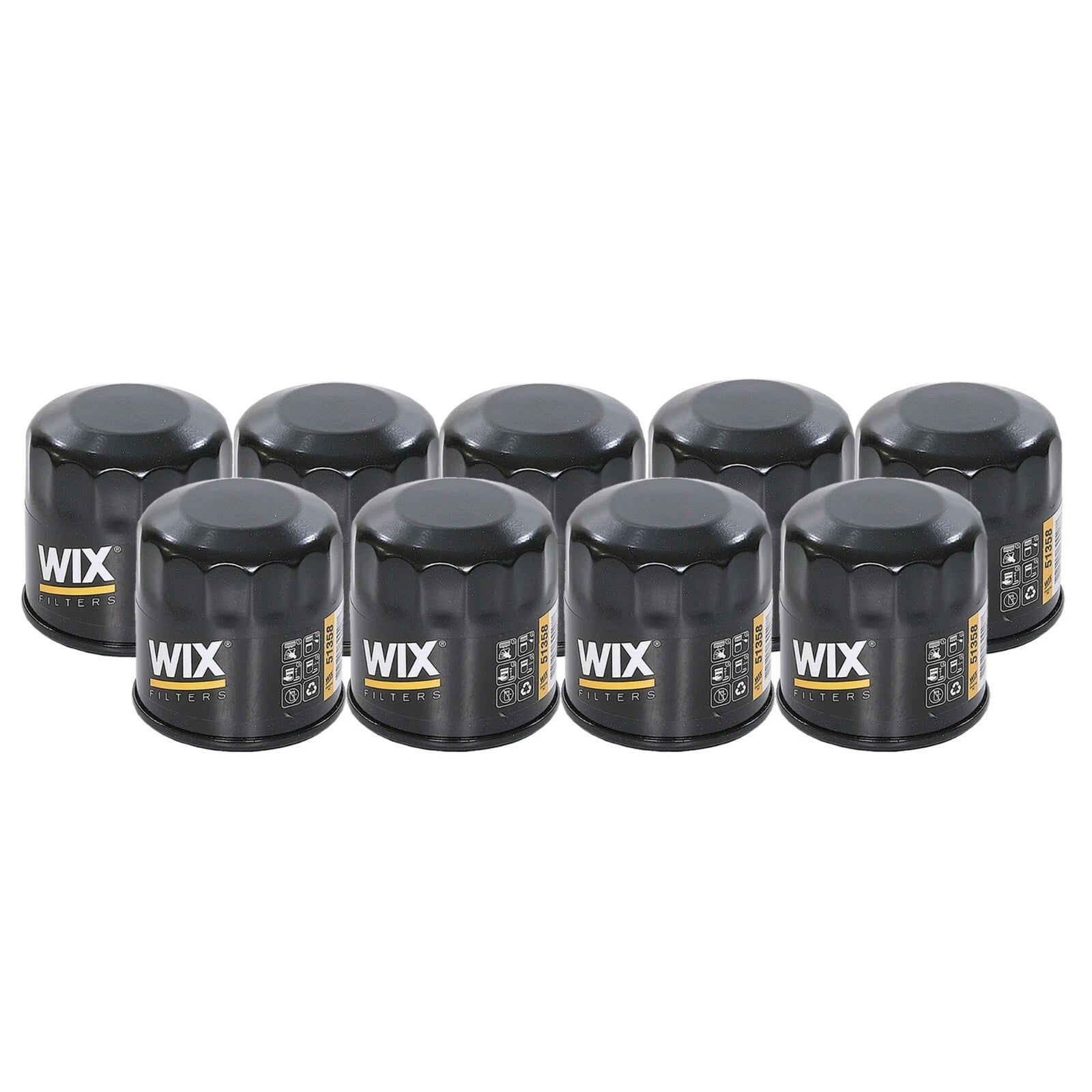 Set of 9 WIX Engine Oil Filters for Chevy Dodge Honda Infiniti Kia Mazda Nissan