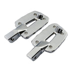 Chrome Footpegs for Harley Softail Fat Bob Low Rider Fat Boy (2018–2023)