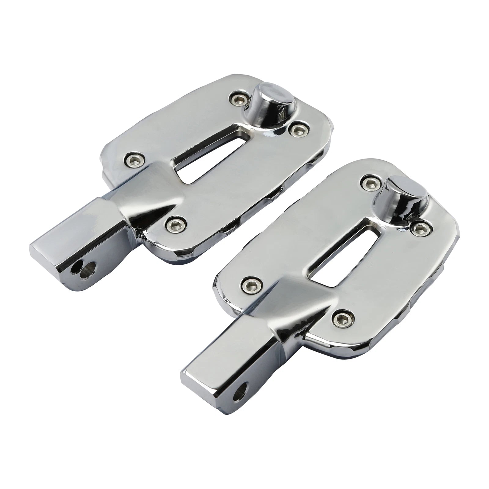 Chrome Footpegs for Harley Softail Fat Bob Low Rider Fat Boy (2018–2023)