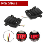 2X Smoke LED Tail Brake Lights for Jeep Gladiator (2019–Present)