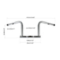 12" Chrome Rise Handlebar for Harley Dyna FXDB, Fat Bob FXDF (2006-2017)