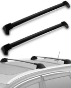 Roof Rack Cross Bars for Honda CR-V (2012–2016) - Aluminum, Black Rails
