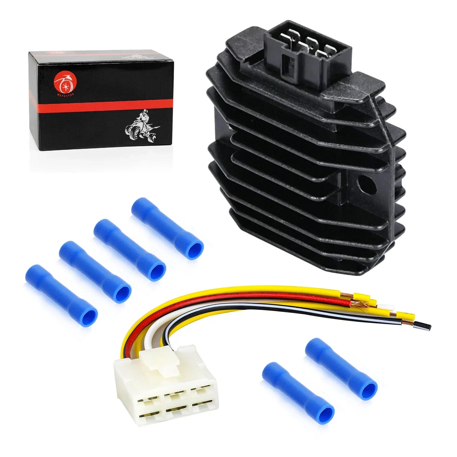 6 Pin Regulator Rectifier & Plug for Kawasaki ZX600 Ninja 600R (1994–1997)