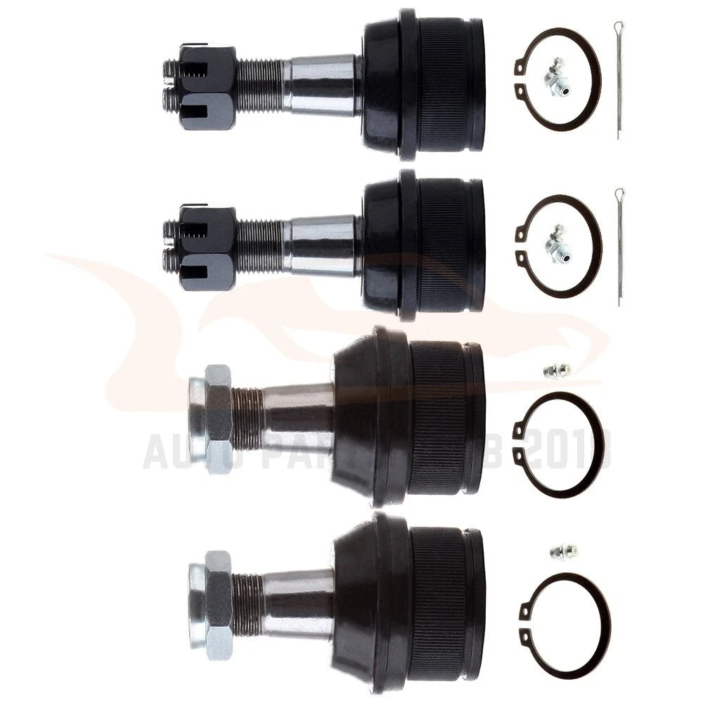 Set of 4 Front Upper & Lower Ball Joints for Ford F250 F350 F550 Dodge Ram 3500