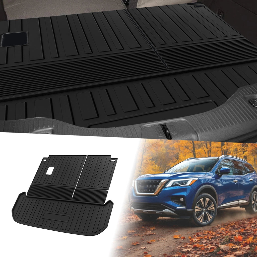 Flat Face Cargo Liner Rear Trunk Mat for Nissan Pathfinder (2024–2025) TPE