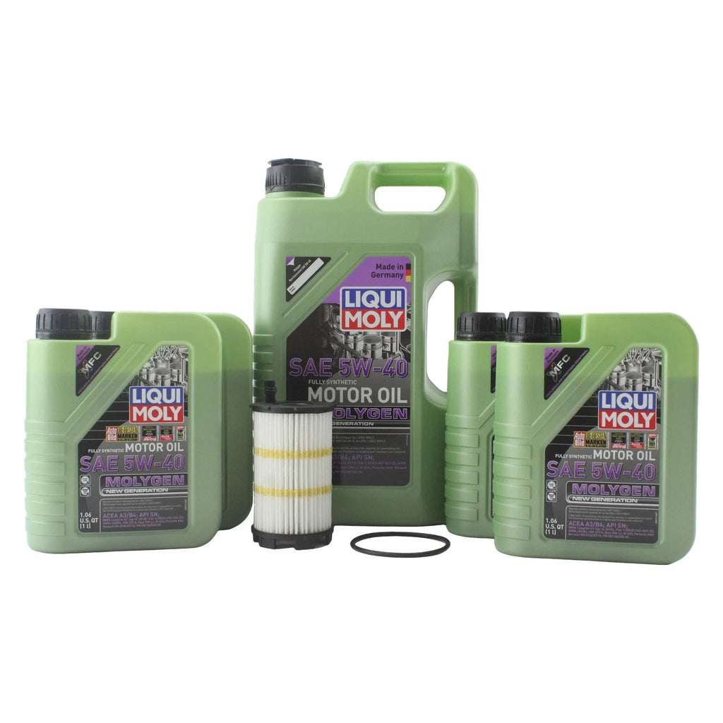 Liqui Moly Molygen 5W-40 Engine Oil Change Kit for Audi A6 Quattro R8 (2005–2023)
